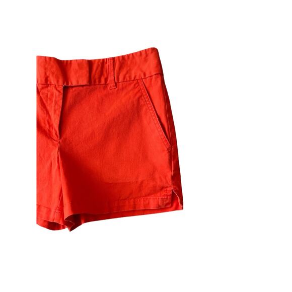 Loft Riviera Shorts Chino Size 2 Women's Orange Cotton - Picture 2 of 6